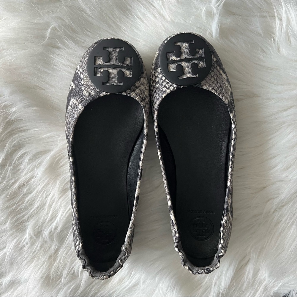 TORY BURCH Snakeskin Pattern Flats